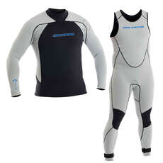 Neil Pryde Elite 1mm Firewire Sailing Wetsuit Combo Light Grey - 630205/6