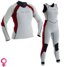 Neil Pryde Womens Elite Firewire 1mm Sailing Wetsuit Combo Grey/Plum - 630209/30