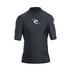 Rip Curl Corpo Kurzarm Uv Rash Guard Wle4Km - Schwarz