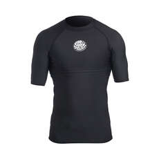 Rip Curl Flashbomb Manga Corta Polypro Thermal Rash - Negro