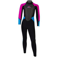 Sola Girls Storm 3 / 2Mm Fullsuit Neoprenanzug  - Türkis / Magenta