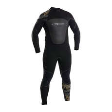 Typhoon Kona Liquid Seam 5/4/3mm BackZip Wetsuit - Black/Gold - 250623
