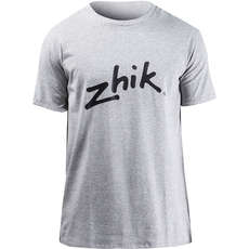 T-Shirt En Coton Zhik  - Gris Chiné - Ate-0730