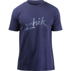Zhik Baumwoll T-Shirt - Marineblau - Ate-0730