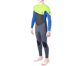 Rip Curl Junior Omega 5 / 3Mm Neoprenanzug Mit Reißverschluss - Lime - Wsm9Sb