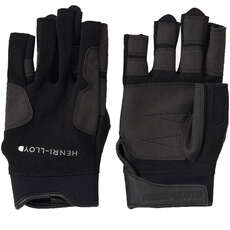 Henri Lloyd Deckgriff Kurzfingersegelhandschuhe - Schwarz Henri Lloyd Deckgriff Kurzfingersegelhandschuhe - Schwarz