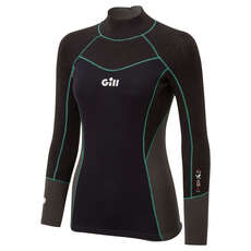 Gill Womens Zentherm Jolle Sailing Wetsuit Top - Schwarz