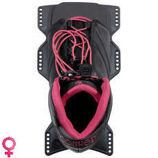 Connelly Womens Shadow Front Waterski Binding - Nero