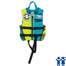 Gilet De Wakeboard Indy D'hyperlite Pour Enfants - Jaune Flouro