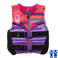 Gilet Hyperlite Youth Indy Wakeboard - Nero / Rosa