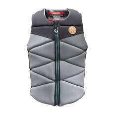 Gilet Wakeboard Hyperlite Riot - Nero / Grigio