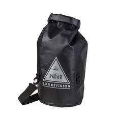 Radar 20 Liter Rolltop Trockenrucksack - Mattschwarz / Gelb