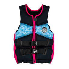 Chaleco Pfd Radar Tra Para Niñas  - Rosa / Negro