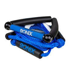 Ronix 25 'bungee Surf Rope Mit Griff - Blau / Silber