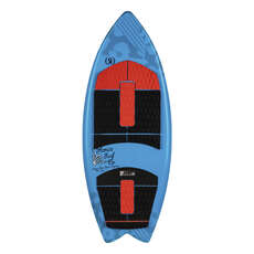 Ronix Boy's Super Sonic Space Odyssey Fish Wakesurf - Azul / Rojo / Negro