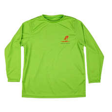 Ronix Boys UV/Wick Dry Long-Sleeve Hoodie - Lime/Black