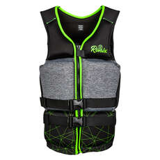 Ronix Driver's Ed Capella 3.0 Teen Cga Wake Vest - Nero / Lime