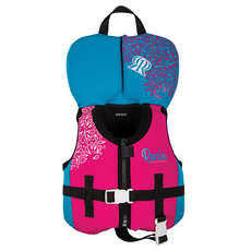 Gilet Wake August Cga Ronix Da Bambina - Blu / Rosa
