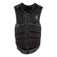 Ronix One Custom Fit Boa Impact Wake Vest - Carbone / Rosso