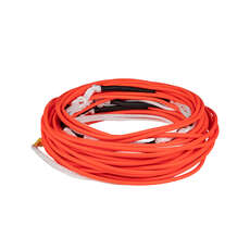 Ronix R8 80 'corda Galleggiante Per Linea Principale A 8 Sezioni - Rosso Neon