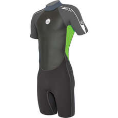 Alder Junior Impact 3/2mm Shorty Wetsuit 2023 - Green WS22JIS