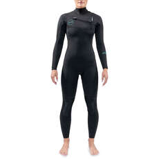 Dakine Damen Mission 4/3Mm Chest-Zip Fullsuit Neoprenanzug  - Schwarz Dk21W43Mz