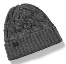 Gill Cable Knit Beanie  - Graphit Ht32