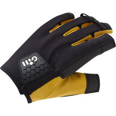 Gill Pro Kurzfingersegelhandschuhe 2023 - Schwarz 7443