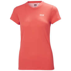 T-Shirt Donna Lifa Active Solen Helly Hansen  - Hot Coral 49353