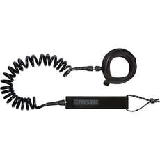 Mystic Sup Coiled Leash  - 8 Fuß Oder 10 Fuß - Schwarz