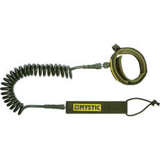 Mystic Sup Coiled Leash - 8 Fuß Oder 10 Fuß - Dark Leaf
