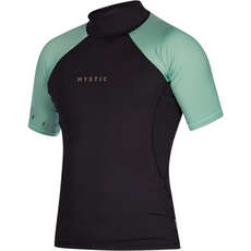 Rash Vest Manica Corta Mystic Crossfire - Sea Salt Green 200148