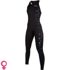 Mystic Womens Diva 2 / 2Mm Reißverschluss Long John Wetsuit - Schwarz 200073 Mystic Womens Diva 2 / 2Mm Reißverschluss Long John Wetsuit - Schwarz 200073