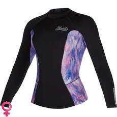 Mystic Womens Diva 2Mm Langarm Neoprenweste - Schwarz / Lila 200075 Mystic Womens Diva 2Mm Langarm Neoprenweste - Schwarz / Lila 200075