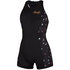 Mystic Womens Diva 2/2mm Back-Zip Short John Wetsuit - Black 200074