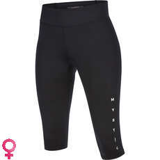 Mystic Womens Diva 3/4 Rash Leggings - Nero 200542