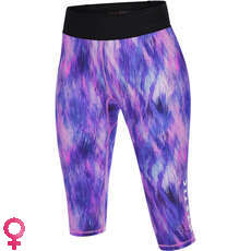 Mystic Womens Diva 3/4 Rash Leggings - Hollywood Pink 200542