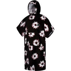 Poncho Mystic Velour / Cambiador De Bata 2023 - Negro / Blanco