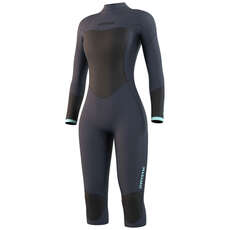 Mystic Womens Brand 3/2mm Back-Zip FL Shortleg Wetsuit - Night Blue 210320