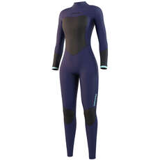 Traje De Neopreno Mystic Para Mujer Star 5 / 3Mm Back-Zip Fullsuit 2023 - Azul Noche 210317