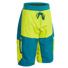 Palm Horizon Kajakshorts  - Teal / Citrus 12614