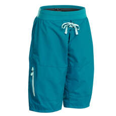 Pantaloncini Palm Horizon Da Donna  - Teal 12615