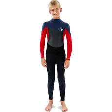 Traje De Neopreno Con Cremallera Trasera Rip Curl Junior Omega 5 / 3Mm - Slate - Wsm9Sb