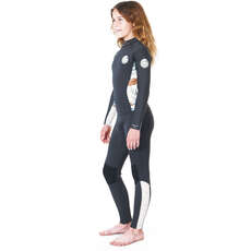 Traje De Neopreno Con Cremallera Trasera Rip Curl Junior Dawn Patrol 5 / 3Mm  - Charcoal Wsmycs