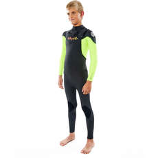 Traje De Neopreno Rip Curl Junior Dawn Patrol 5 / 3Mm Con Cremallera En El Pecho - Fluro Lemon Wsm9Pb
