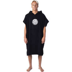 Rip Curl Wet As Poncho Con Capucha - Negro Ctwce1
