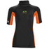 Sola Junior Kurzarm Rashvest 2023 - Schwarz / Orange A1743