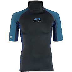 Sola Herren Kurzarm Herren Hautausschlag Weste - Blau / Schwarz A1741 Sola Herren Kurzarm Herren Hautausschlag Weste - Blau / Schwarz A1741