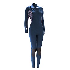 Sola Womens Nova 5 / 4Mm Neoprenanzug Mit Reißverschluss Vorne - Navy Sola Womens Nova 5 / 4Mm Neoprenanzug Mit Reißverschluss Vorne - Navy