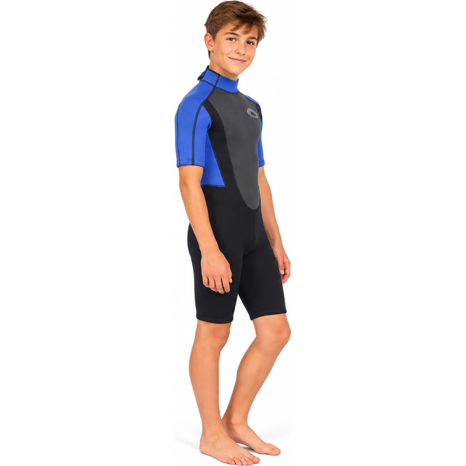 Typhoon Storm3 Boys 3 / 2Mm Shorty Neoprenanzug - Nite Blue 250935